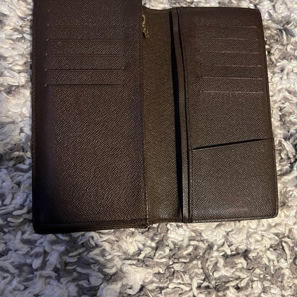 Louis Vuitton Textured Brown Wallet